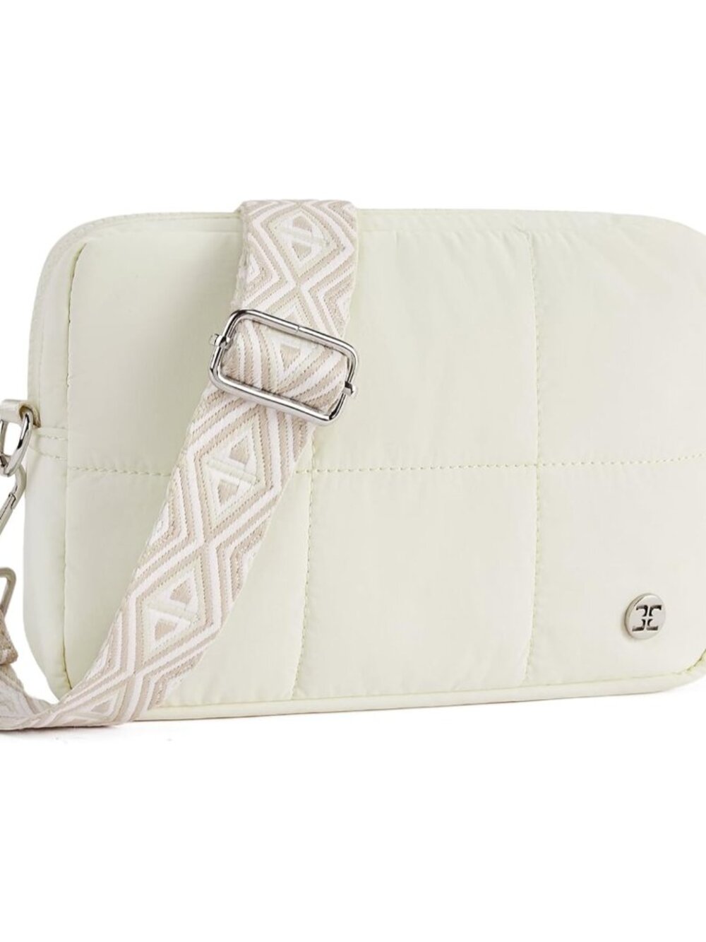 Crossbody Bags for Women Cross Body Purse with Guitar Strap Lightweight Puffer S